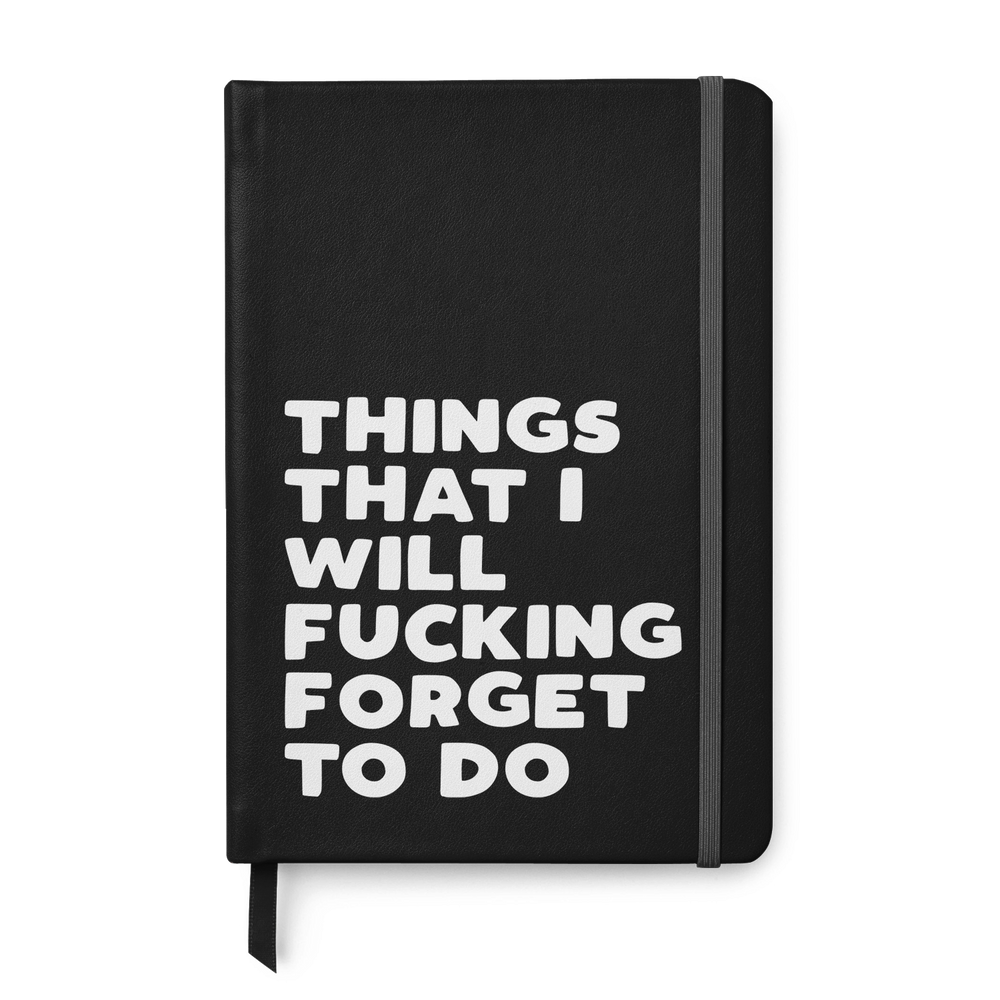 Things I Forget To Do Leather Style Notebook #1 image